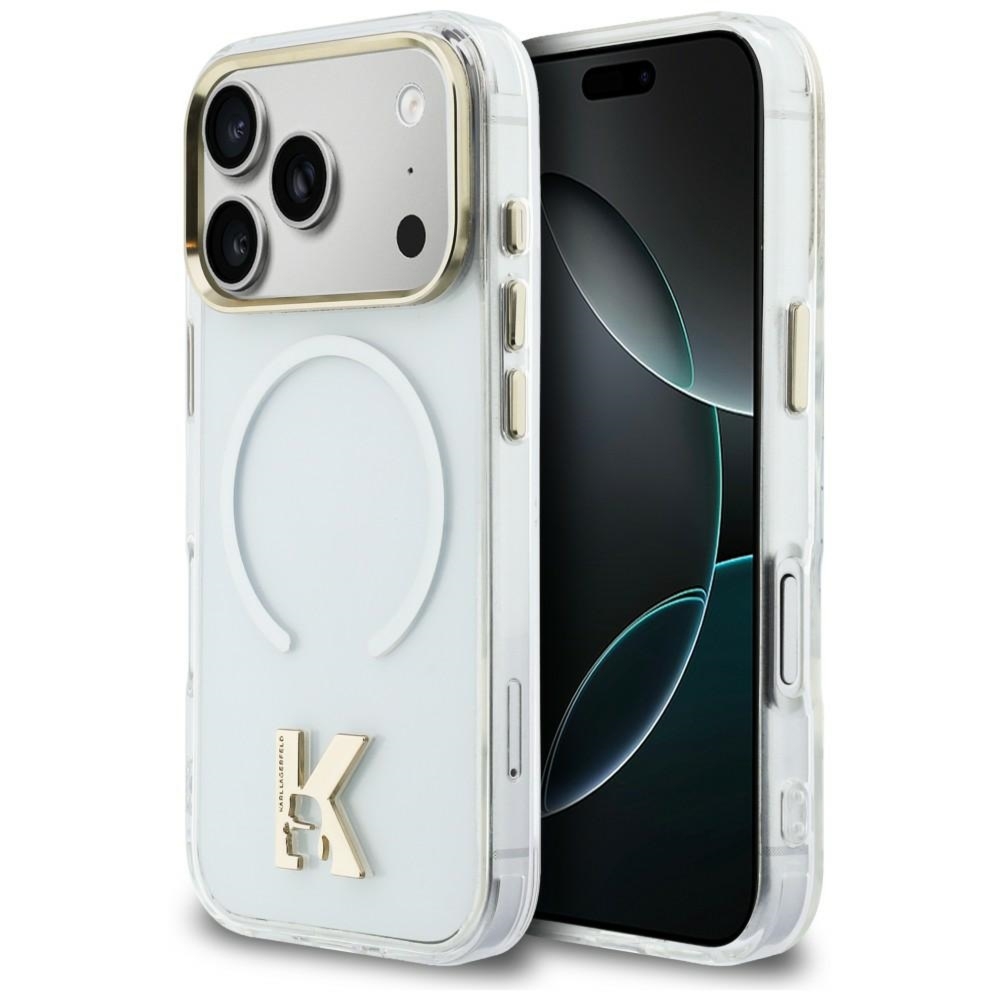 Etui Karl Lagerfeld IML K Head do iPhone 18 Pro Max / 17 Pro Max do MagSafe, przezroczyste
