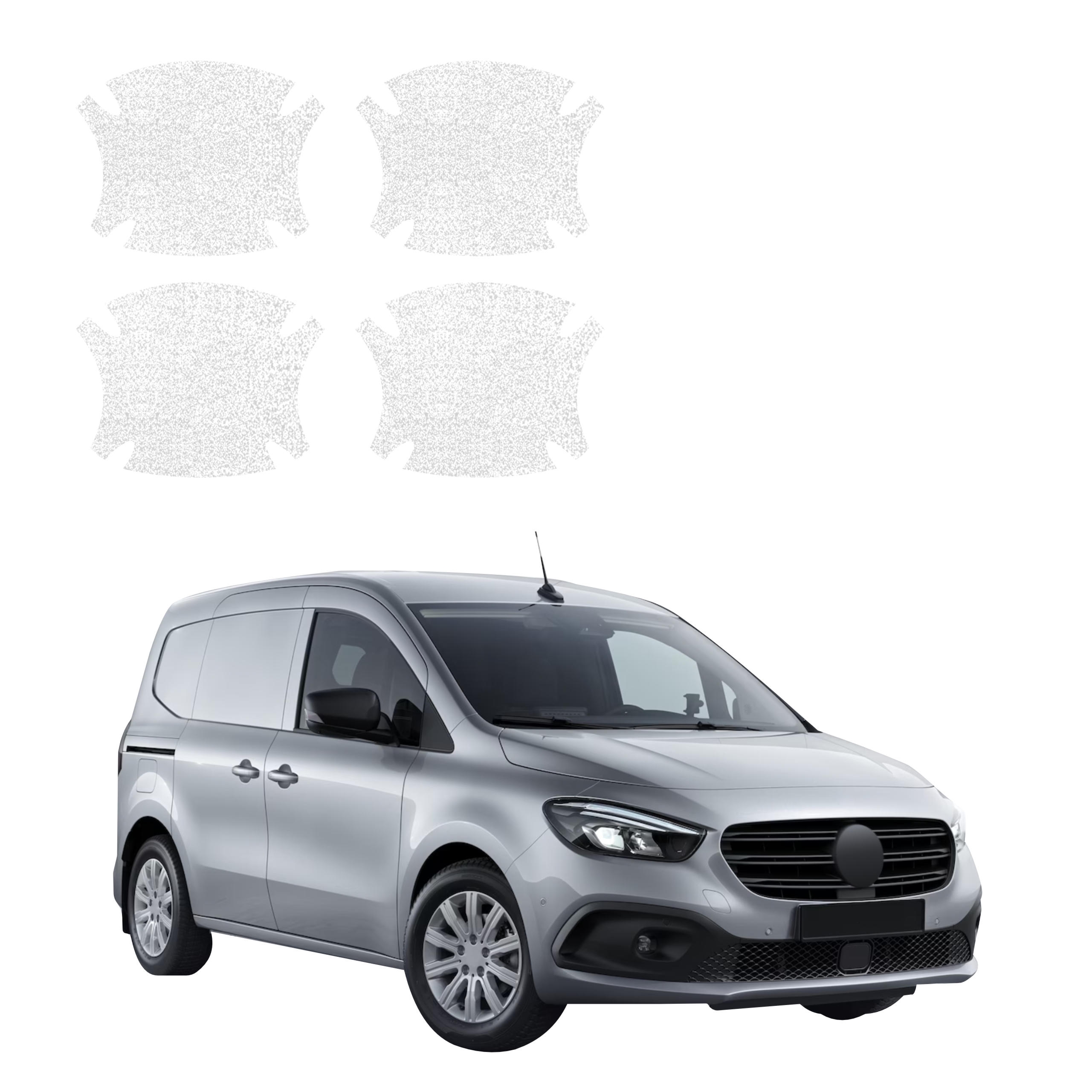 4w1 Biała powłoka techniczna Grizz Protector pod klamki Mercedes-Benz Citan (2021-2026)