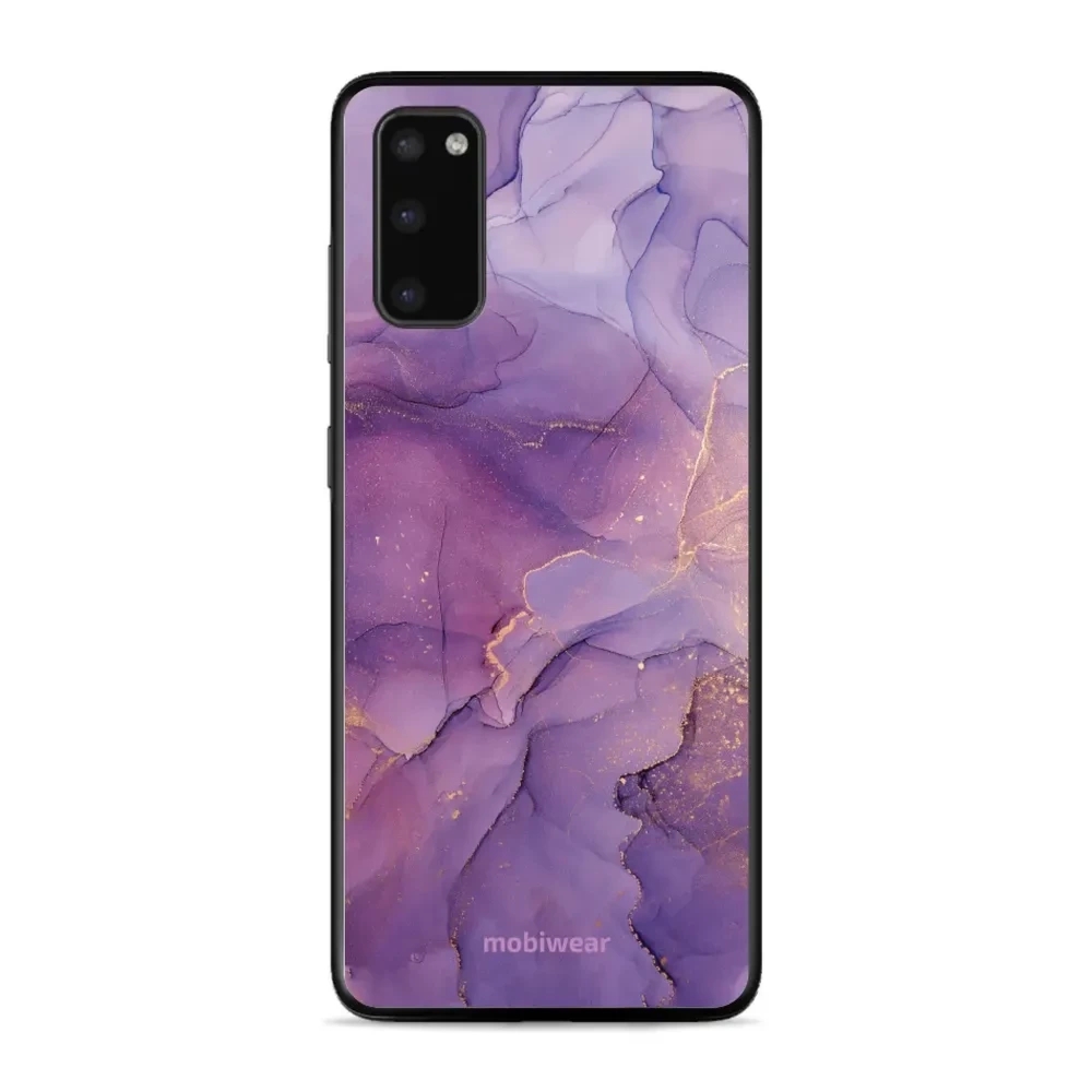 Etui ochronne do Galaxy S20, Mobiwear Glossy Case, fioletowe