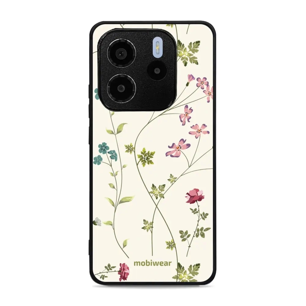 Etui ochronne do Xiaomi Redmi Note 14 4G, Mobiwear Glossy Case, sielski kwiat