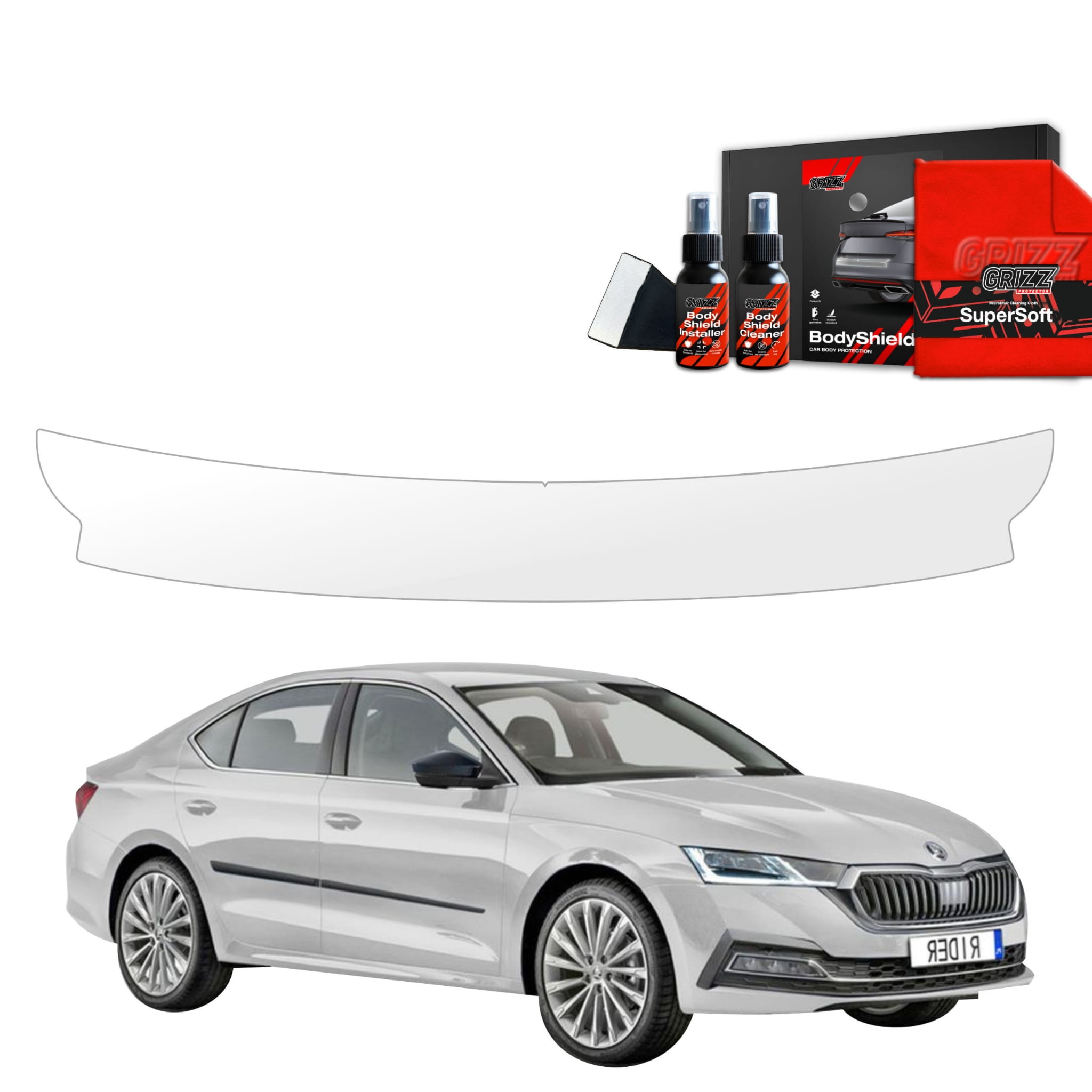 Folia ochronna na próg bagażnika Grizz Protector do Skoda Octavia 4 Hatchback (2019-2024)
