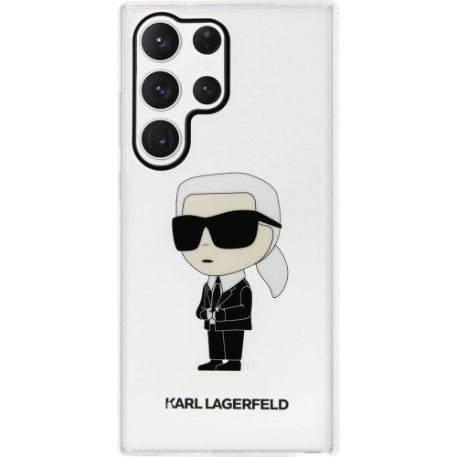 Image of Etui Karl Lagerfeld Hard Case Transparent Ikonik Karl Lagerfeld do Galaxy S23 Ultra, przezroczyste