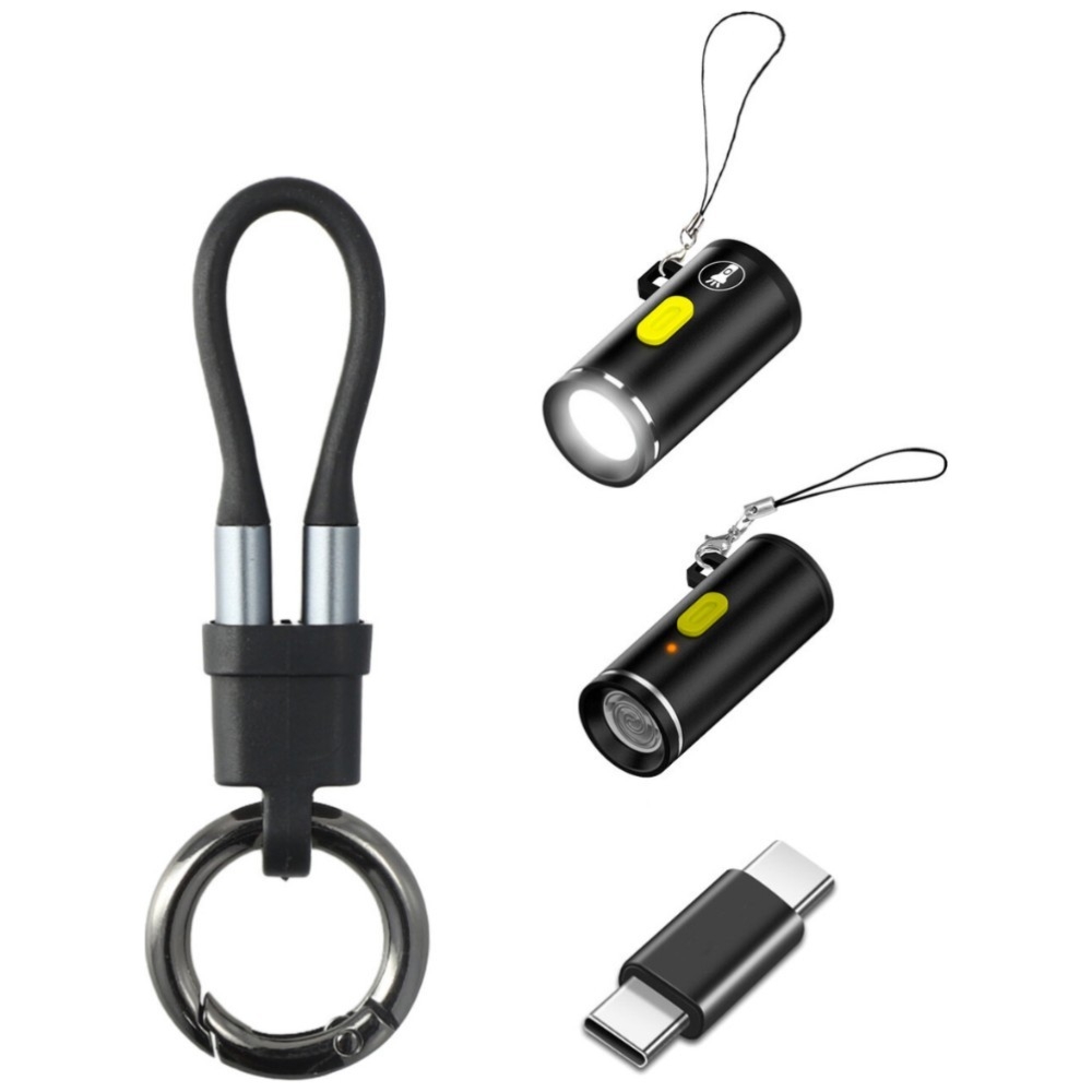 Zestaw akcesoriów 4w1 4smarts Explorer – kabel/lampka/zapalniczka/adapter do urządzeń z USB-C, czarny