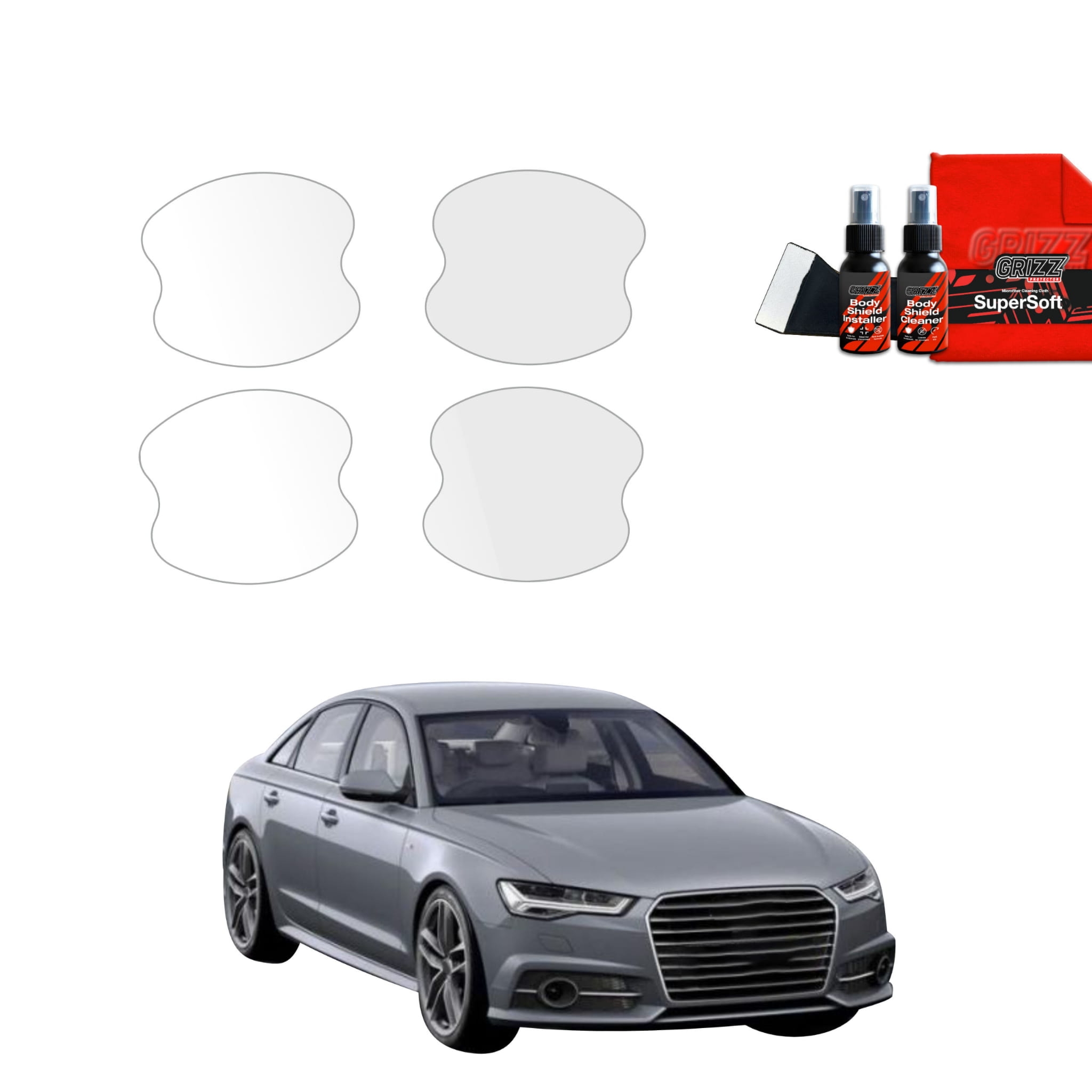 4w1 Folia ochronna pod klamki Grizz Protector do Audi A6 C7 Sedan (2011-2014)