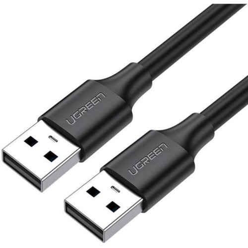Image of Kabel Ugreen USB-A 2.0 (typ męski) / USB-A 2.0 (typ męski), 0,25 m, 480mb/s, czarny