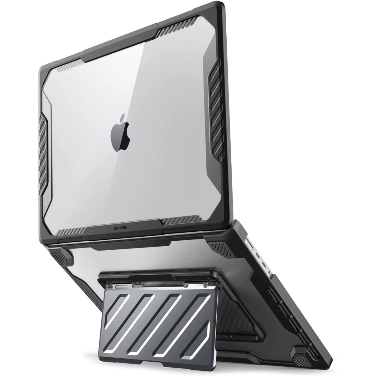 OUTLET: Etui pancerne Supcase UB Pro do MacBook Pro 16″ 2021-2026, przezroczysto-czarne