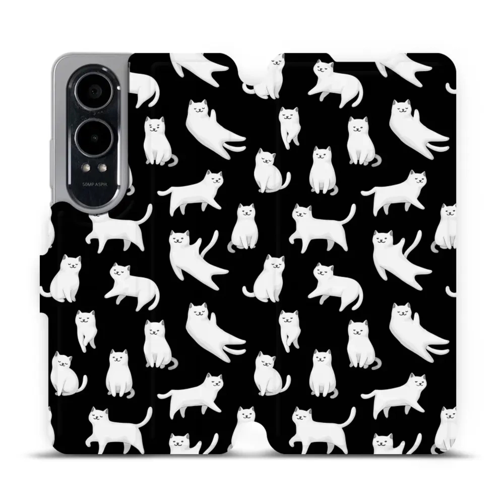 Etui z klapką do OnePlus Nord CE4 Lite 5G, Mobiwear Book, kotki luna