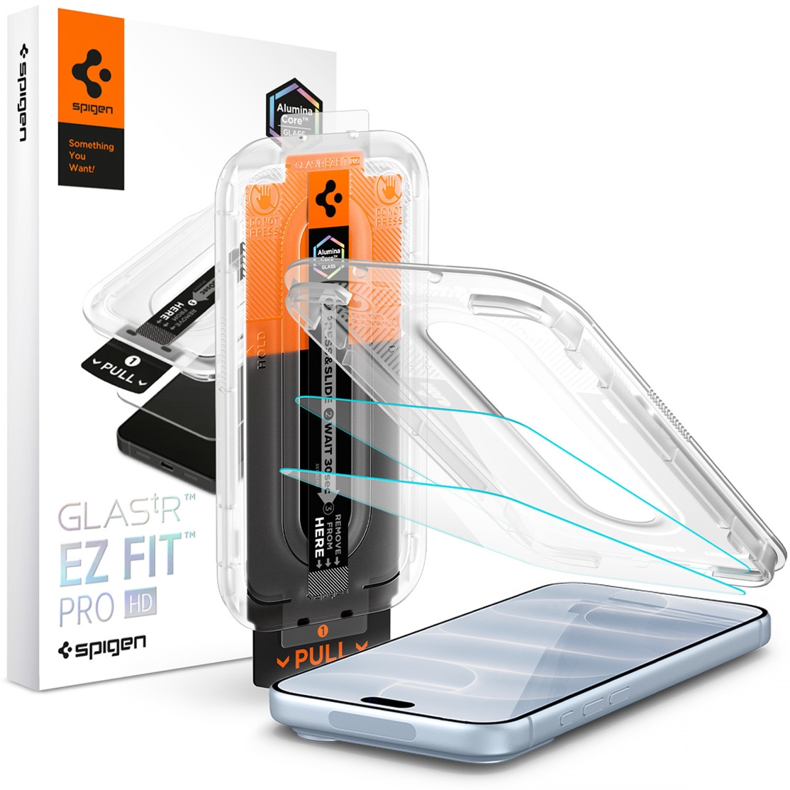 OUTLET: Szkło do etui + Aplikator Spigen Glas.tR EZ Fit Pro 2-Pack (AC) do iPhone 18 Pro Max / 17 Pro Max / 16 Pro Max