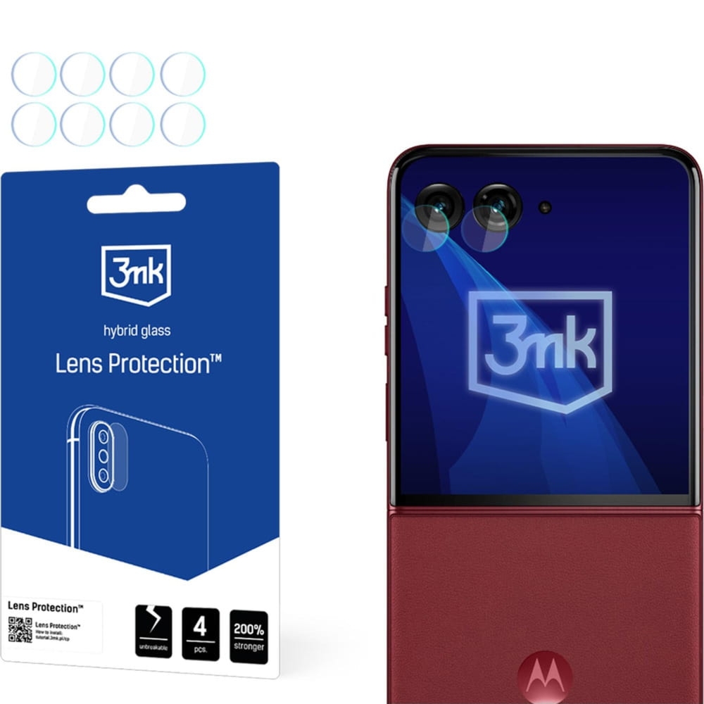 Osłona na aparat 3mk Lens Protection do Motorola Razr 60 Ultra, 4 zestawy