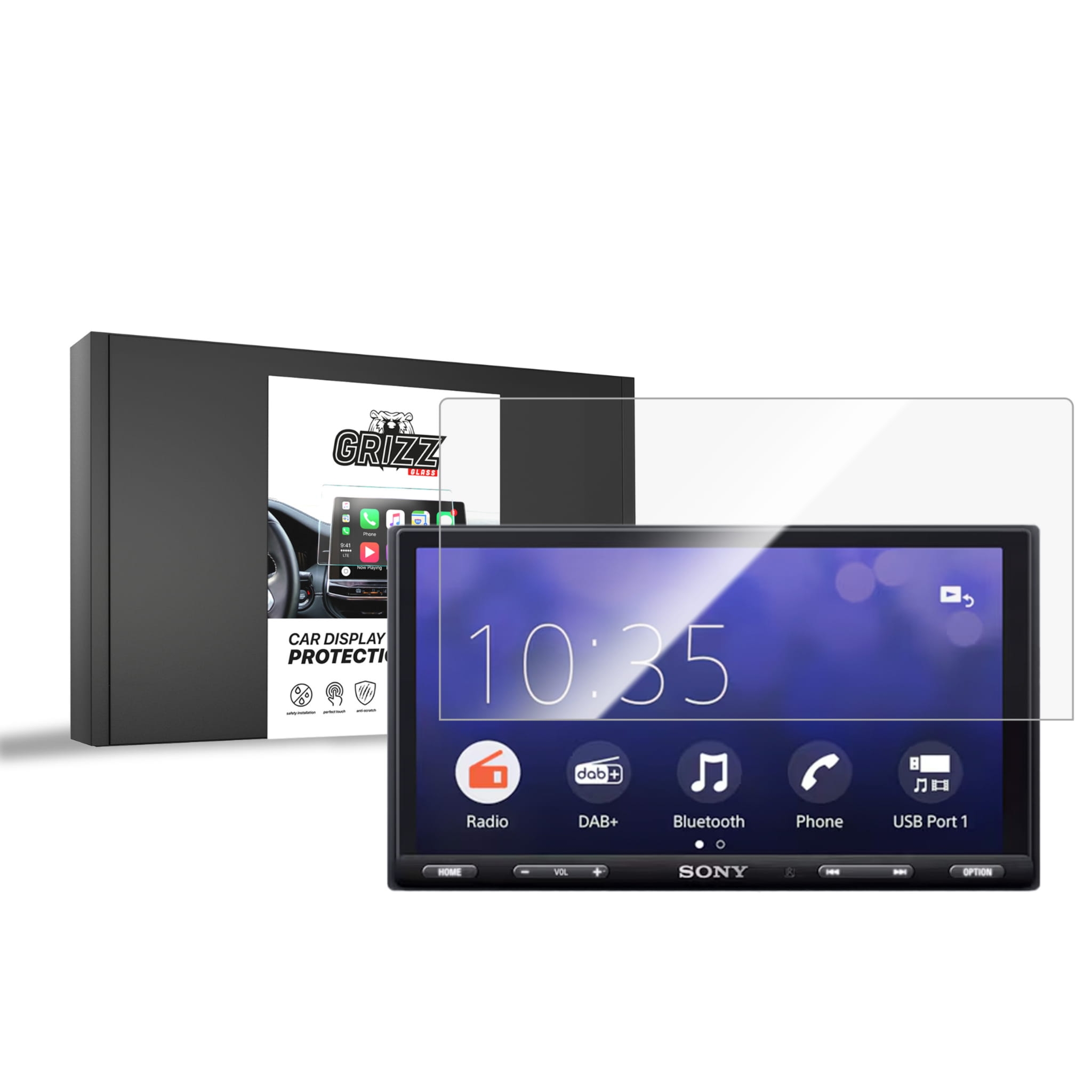 OUTLET: Folia ceramiczna Grizz Protector do Sony XAV-AX3250 6,95″ 2DIN