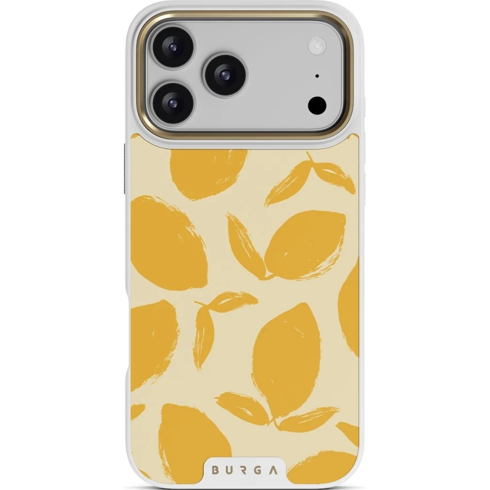 Etui Burga Elite Light MagSafe do iPhone 18 Pro, Lemon Tart Gold