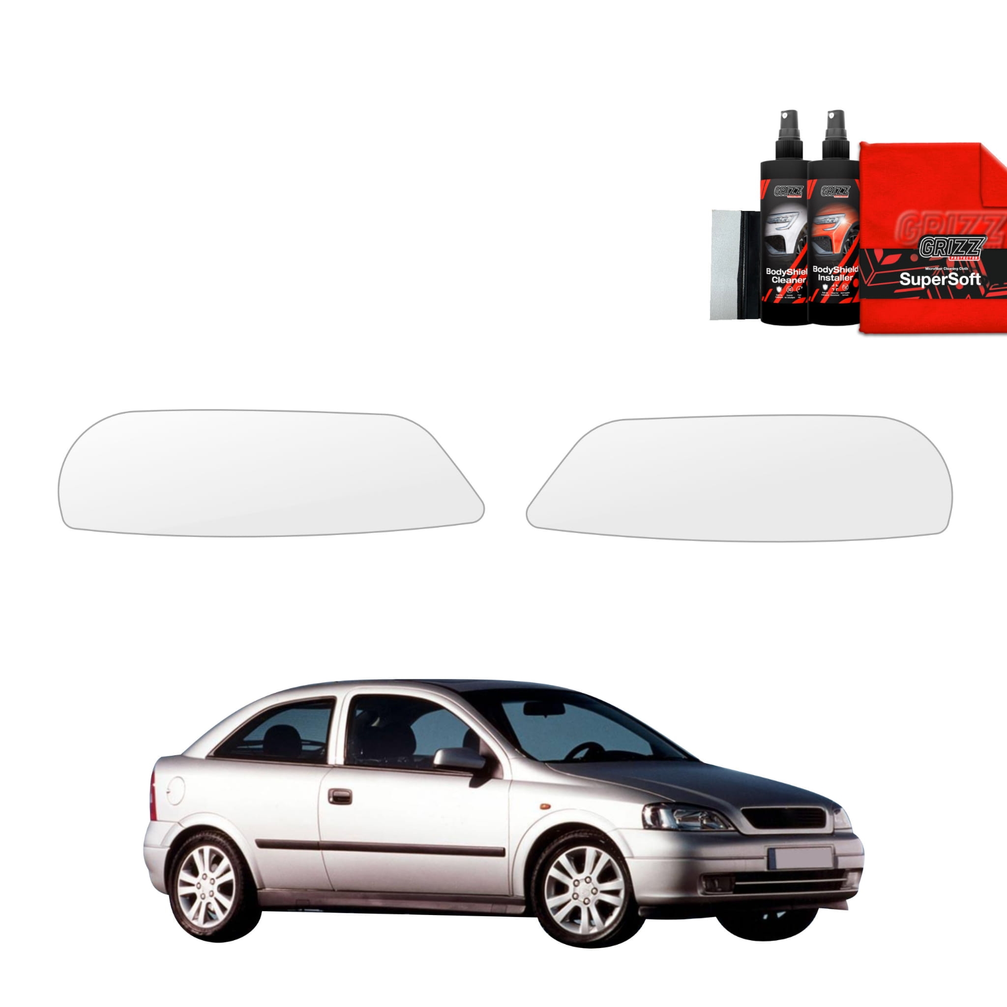 2w1 Folia ochronna na lampy Grizz Protector do Opel Astra G Hatchback 3D (1998-2009)