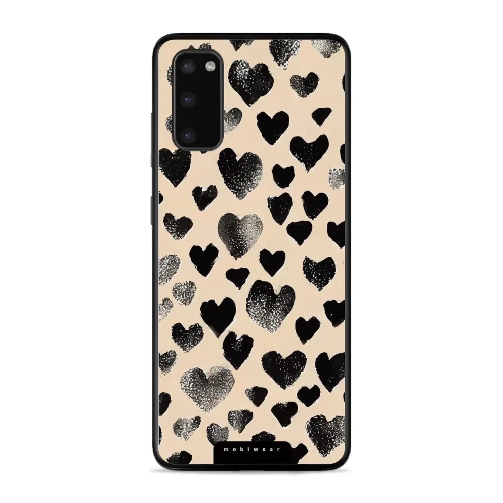 Etui ochronne do Galaxy S20, Mobiwear Glossy Case, beżowa miłość