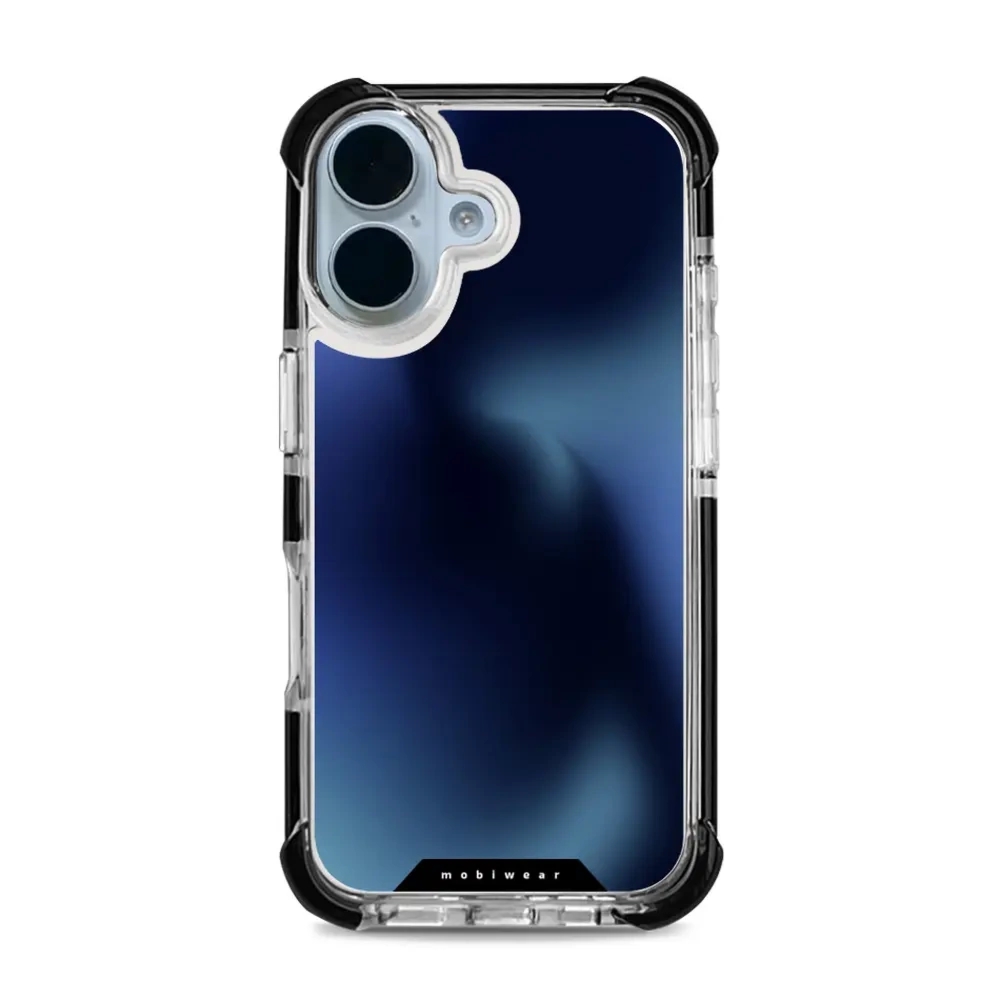 Etui ochronne do iPhone 17 do MagSafe, Mobiwear Elite Bumper, granatowe
