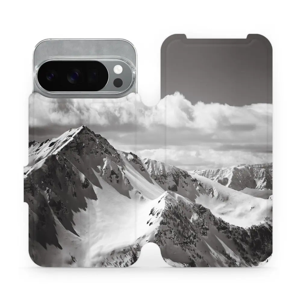Etui z klapką do Pixel 10 Pro, Mobiwear Book, górski szczyt