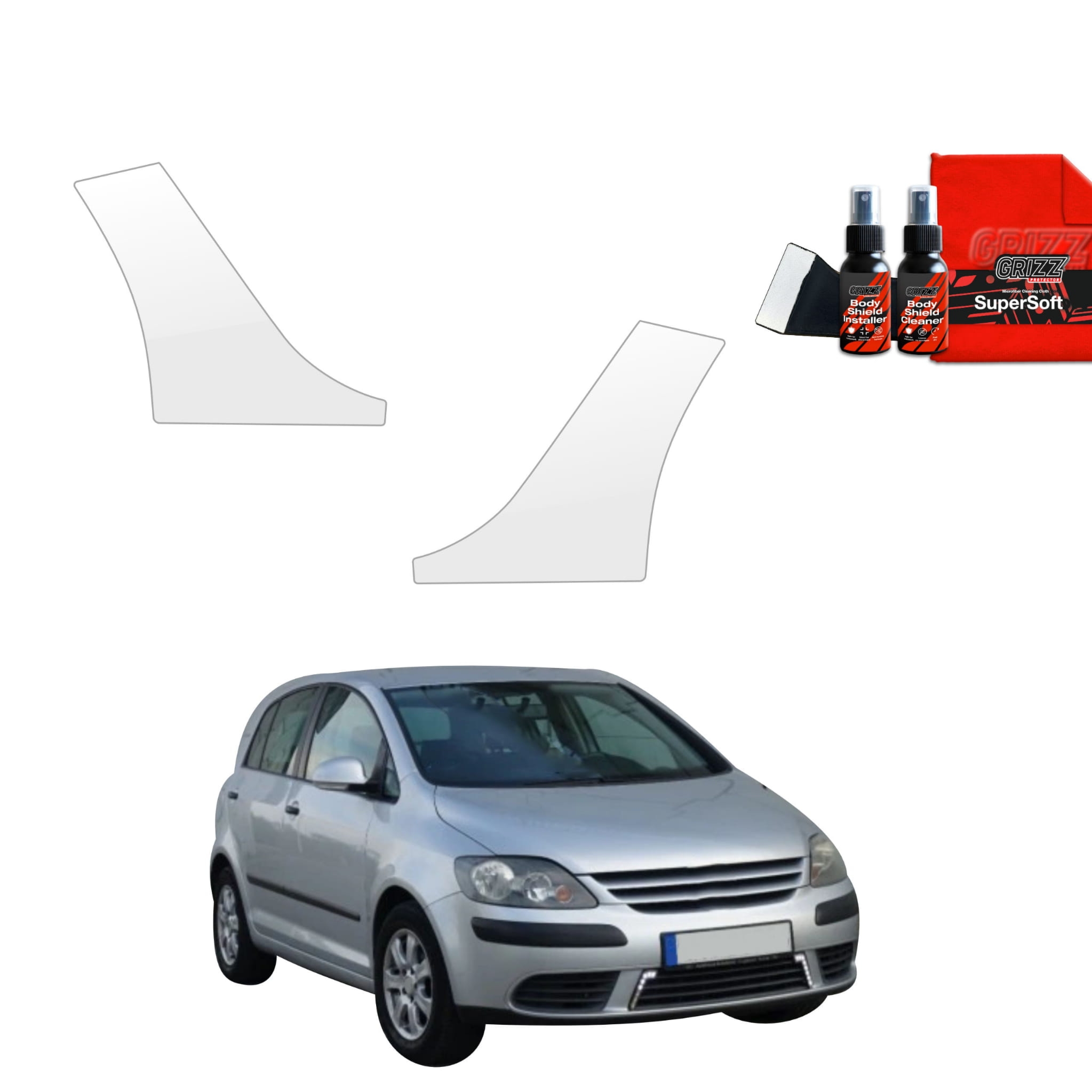 2w1 Folia ochronna na nadkola Grizz Protector do Volkswagen Golf Plus Hatchback 5D (2004-2008)