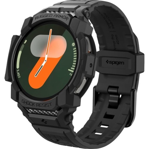 Image of Etui z paskiem Spigen Rugged Armor Pro do Galaxy Watch 7 40mm, czarne