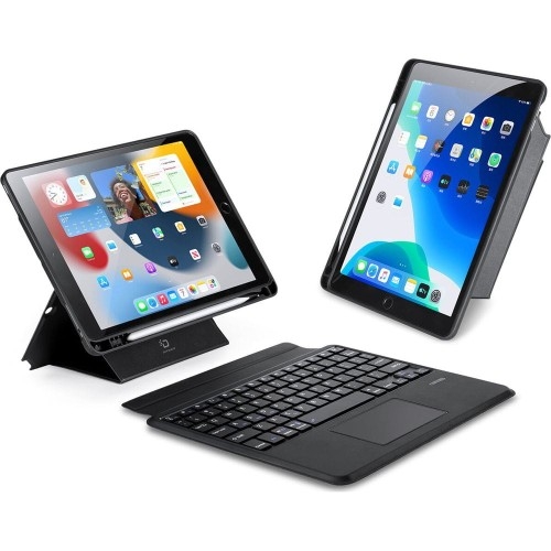 Image of OUTLET: Etui z klawiaturą Bluetooth Dux Ducis (DK Series) do iPad 9/8/7 gen. 10.2/iPad Pro 10.5'' 2017/iPad Air 3, czarne