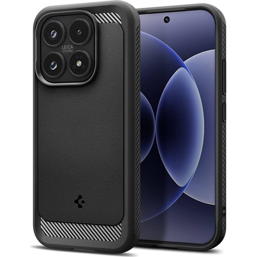 Etui Spigen Rugged Armor do Xiaomi 17, czarne