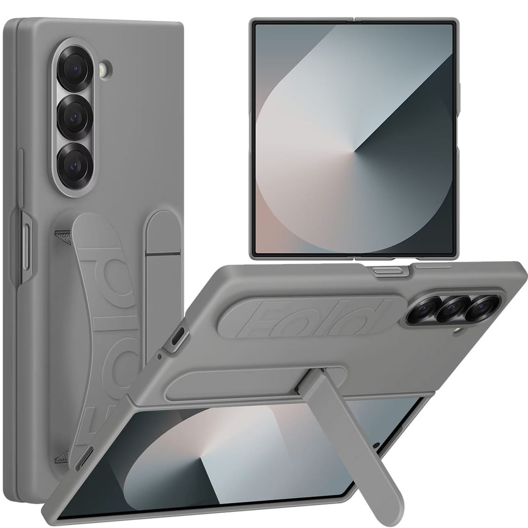 OUTLET: Etui Samsung Standing Case + Strap do Galaxy Z Fold6, szare