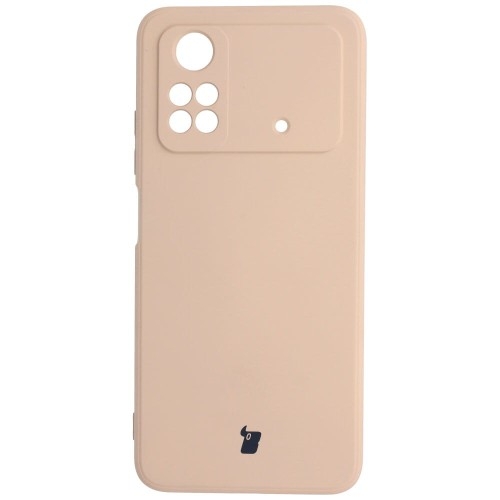 Image of Etui Bizon Case Silicone do Xiaomi Poco M4 Pro 4G, jasnoróżowe