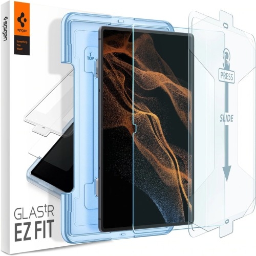 Image of Szkło do etui + Aplikator Spigen Glas.tr EZ Fit 1-Pack do Galaxy Tab S8 Ultra