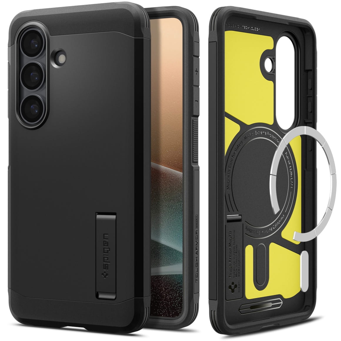Etui Spigen Tough Armor Mag do MagSafe do Galaxy S26 Plus, czarne