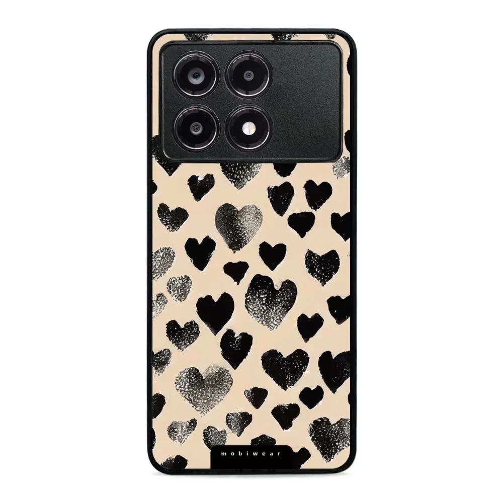 Etui ochronne do Xiaomi POCO X6 Pro, Mobiwear Glossy Case, beżowa miłość