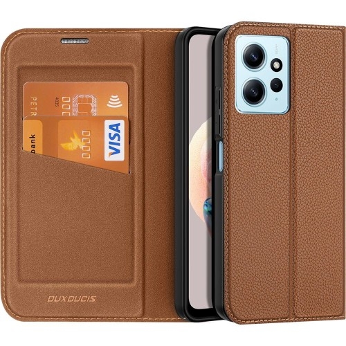 Image of Etui Dux Ducis Skin X2 do Redmi Note 12 4G, brązowe