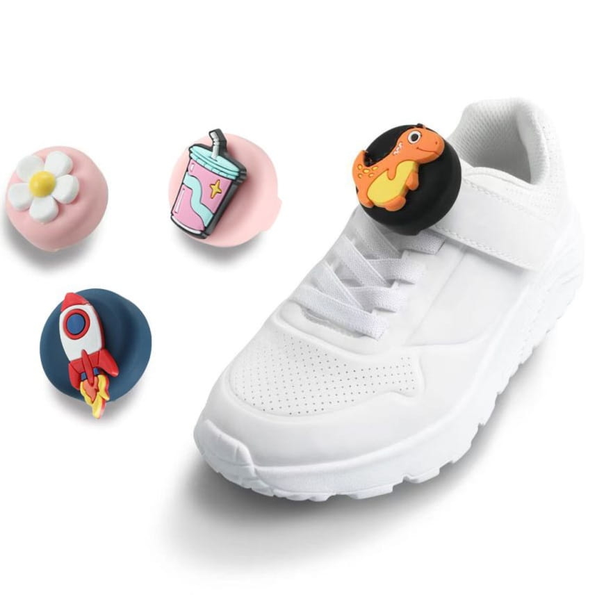 Etui do Apple AirTag, Tech-Protect Smooth for Kids, dla dzieci, na buty, do sznurowadeł, 4 sztuki