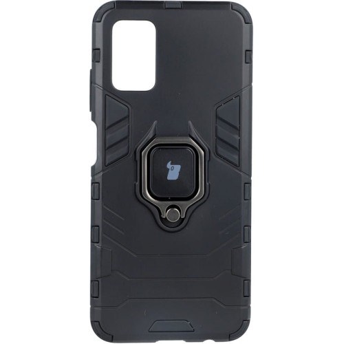 Image of Etui Bizon Case Armor Ring do Galaxy A03S, czarne