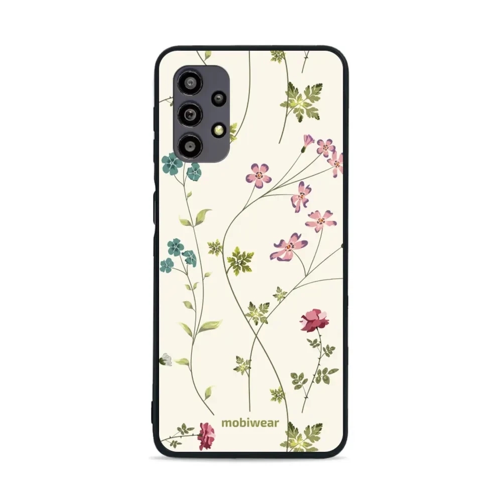 Etui ochronne do Galaxy A32 5G, Mobiwear Glossy Case, sielski kwiat