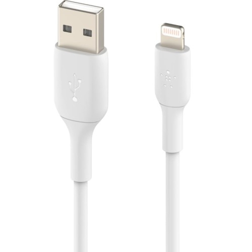 Image of Kabel Belkin Boost Charge PVC MFi USB-A do Lightning 1m, biały