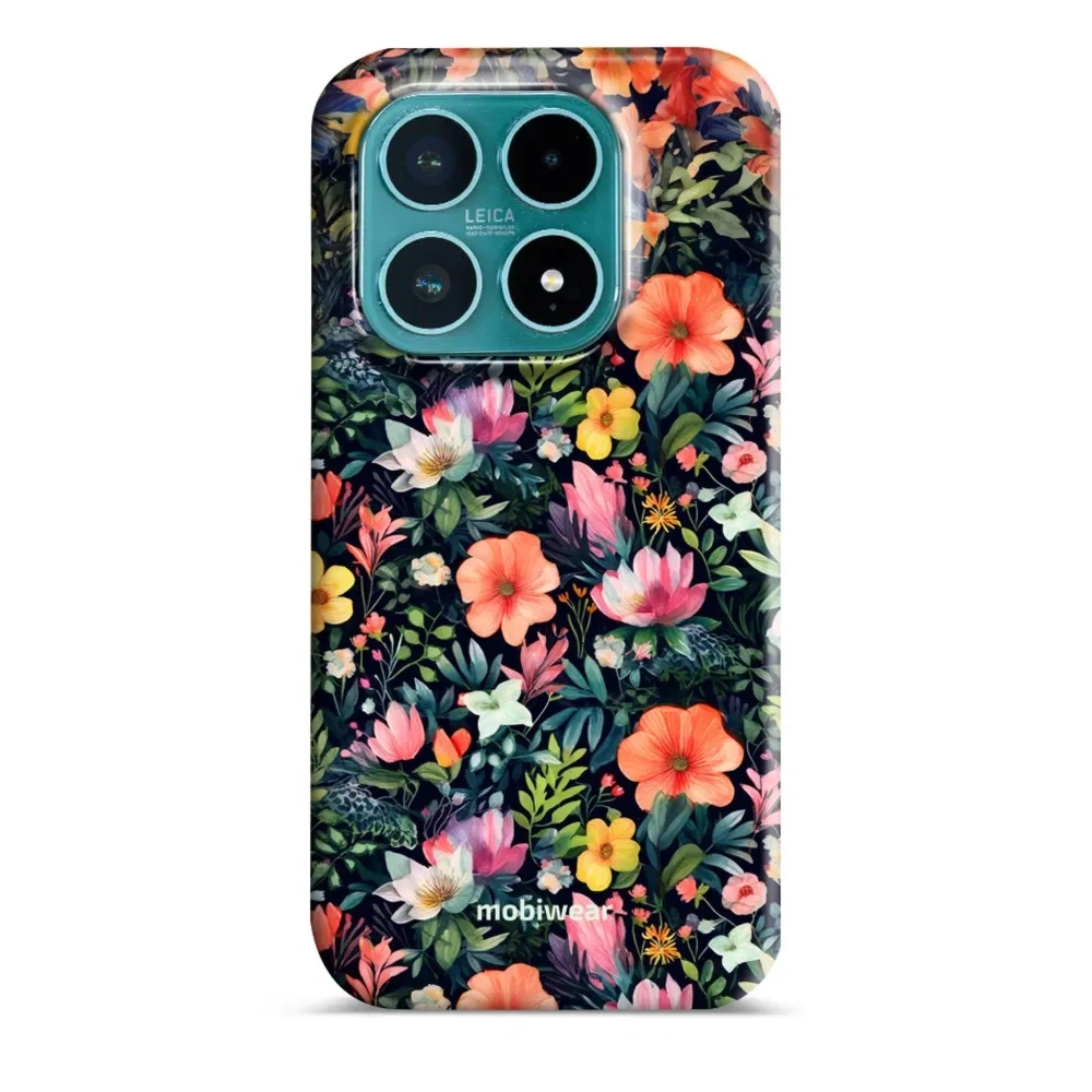 Etui ochronne do Xiaomi 17, Mobiwear Elite Pro, kolorowo-kwieciste