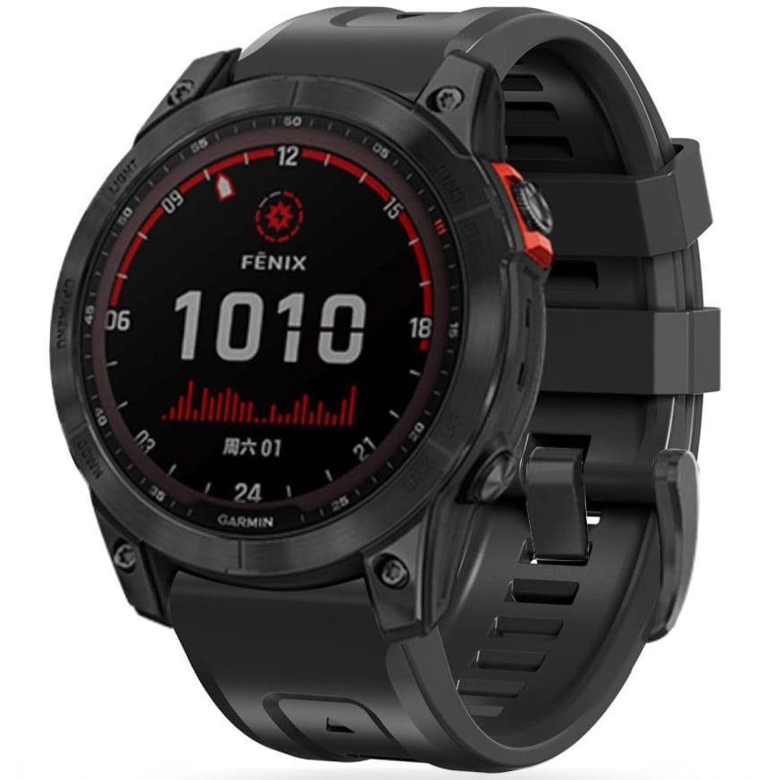 Pasek Tech-Protect Iconband, QuickFit 26 mm do Garmin Fenix 8 Pro (51 mm) / 8 / 7X Pro / 7X / 6X Pro, czarny