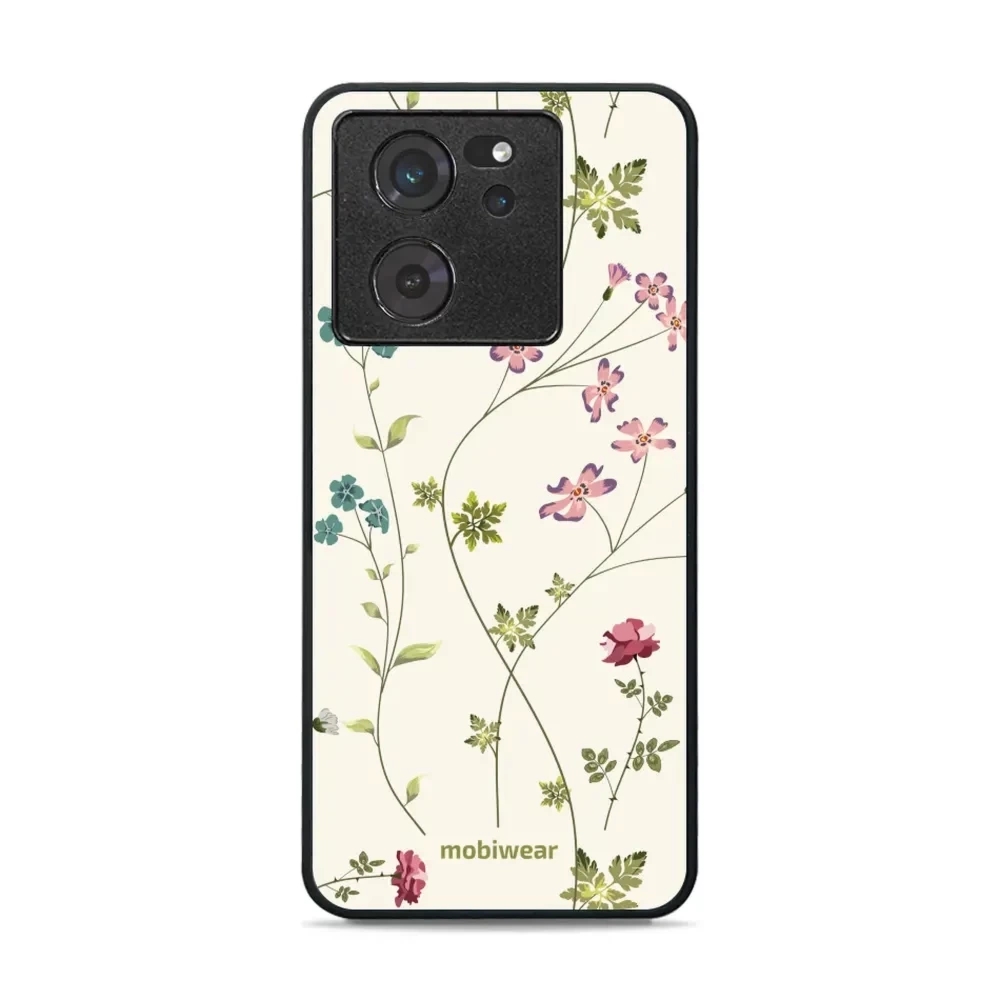 Etui ochronne do Xiaomi 13T, Mobiwear Glossy Case, sielski kwiat