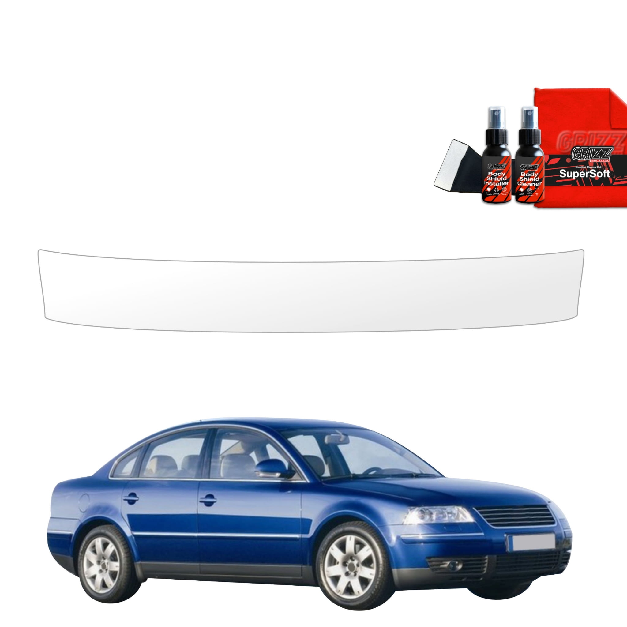 Folia ochronna na próg bagażnika Grizz Protector do Volkswagen Passat B5 Sedan Facelifting (2000-2005)