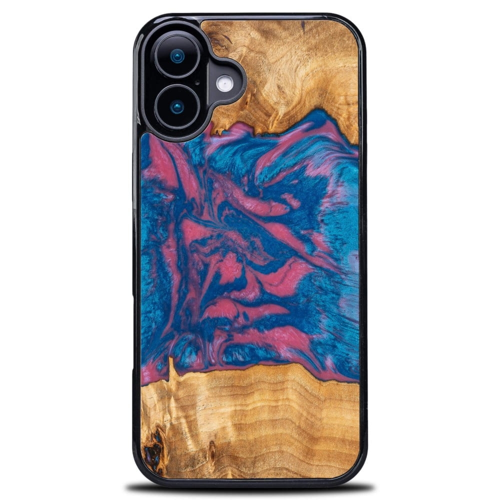 Drewniane etui do iPhone 17, Bewood Unique Neons Vegas