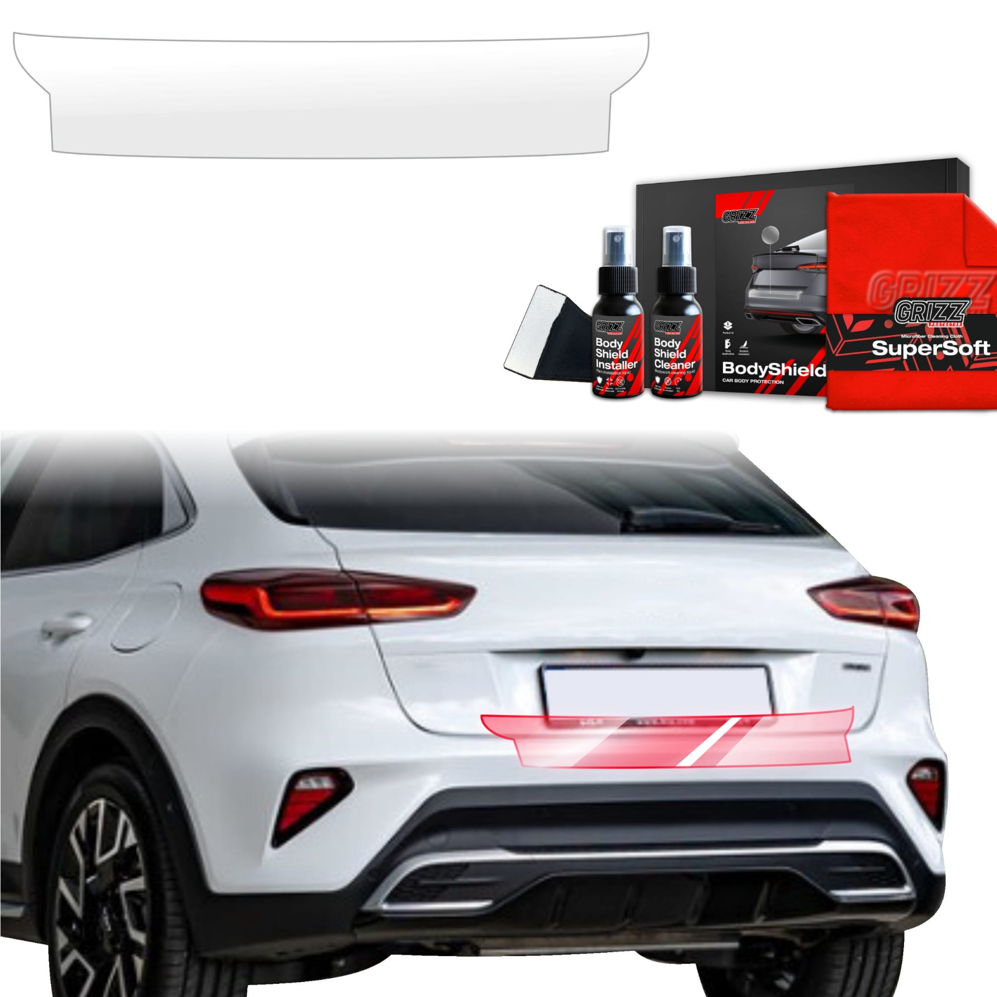 Folia ochronna na próg bagażnika Grizz Protector do Kia XCeed (2022-2025)