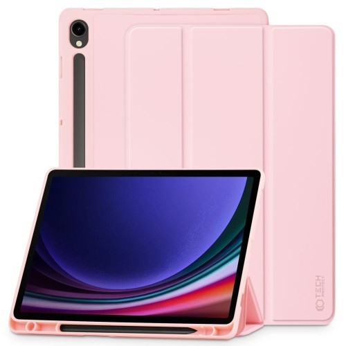 Image of Etui Tech-Protect SC Pen do Galaxy Tab S9 FE, różowe