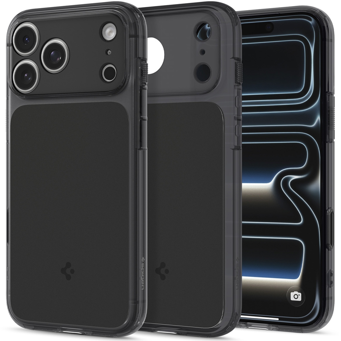 Etui Spigen Ultra Hybrid T Mag (CC) do MagSafe do iPhone 18 Pro, przydymione-czarne