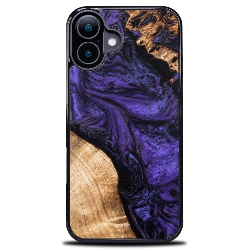 Image of Drewniane etui do iPhone 16, Bewood Unique Violet