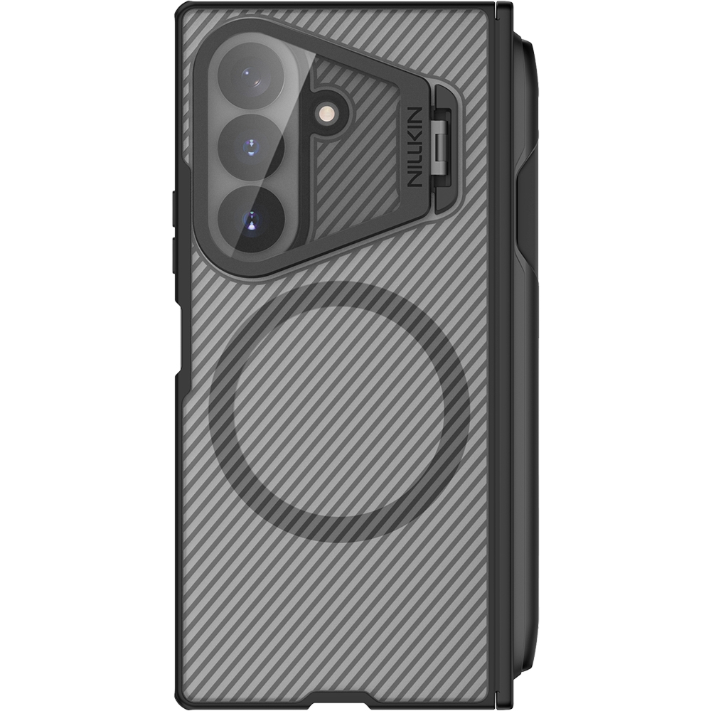Etui z rysikiem Nillkin CamShield Prop Magnetic do Galaxy Z Fold8 Ultra, czarne