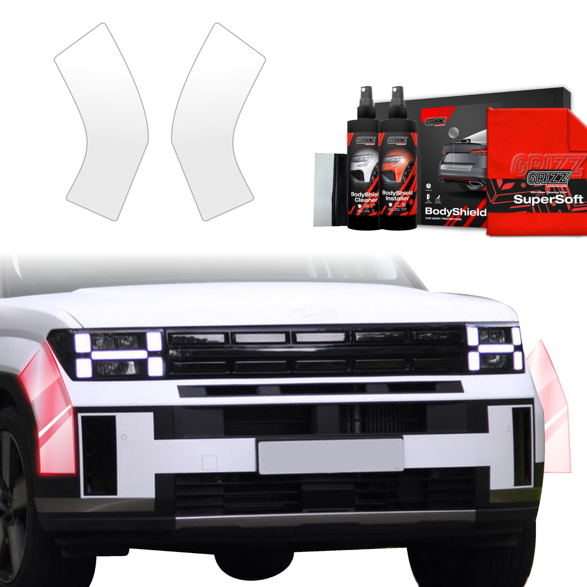 2w1 Folia ochronna Grizz Protector na zderzak do Hyundai Santa Fe (2023-2026)