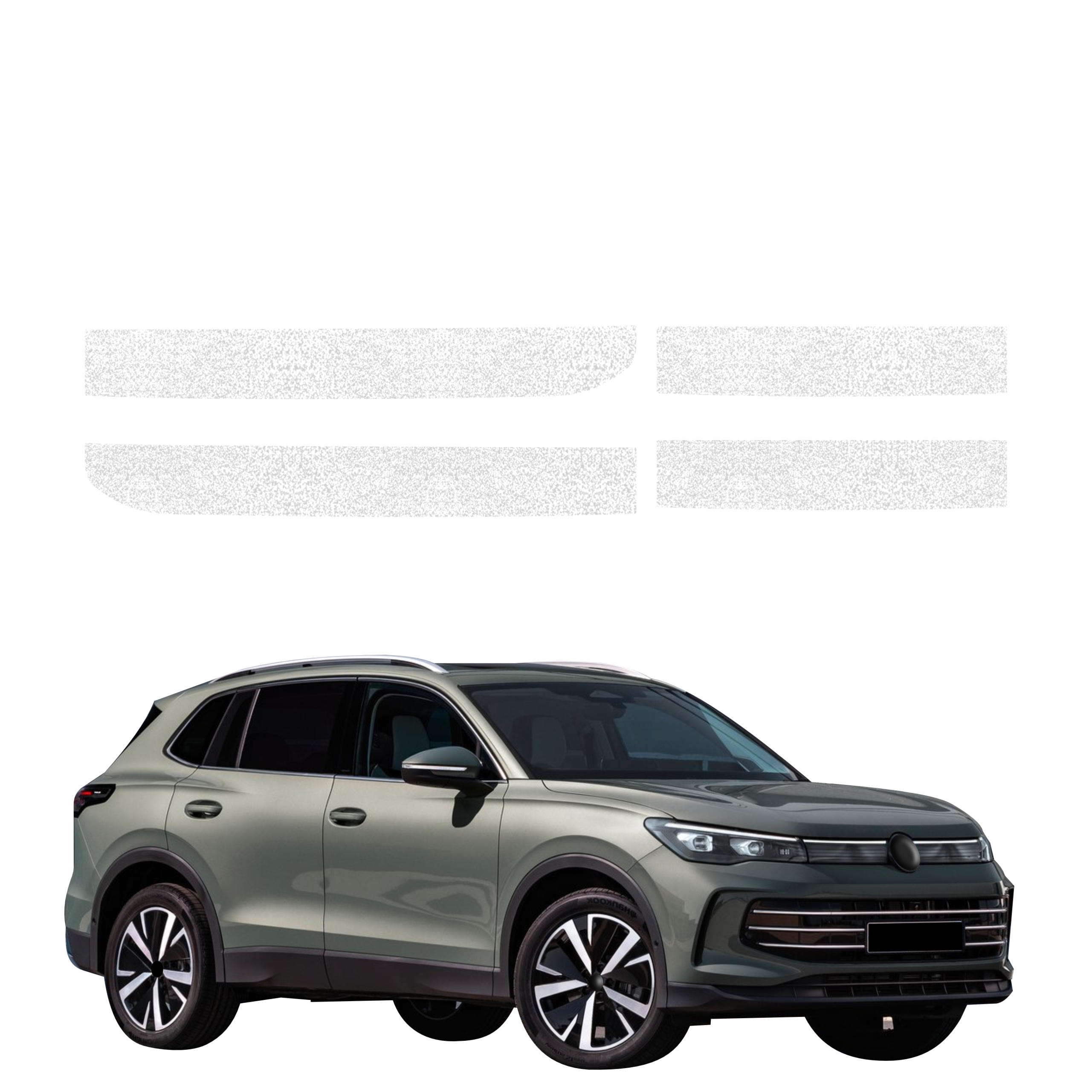 4w1 Biała powłoka techniczna Grizz Protector na progi bez nakładek Volkswagen Tiguan 3 (2024-2026)