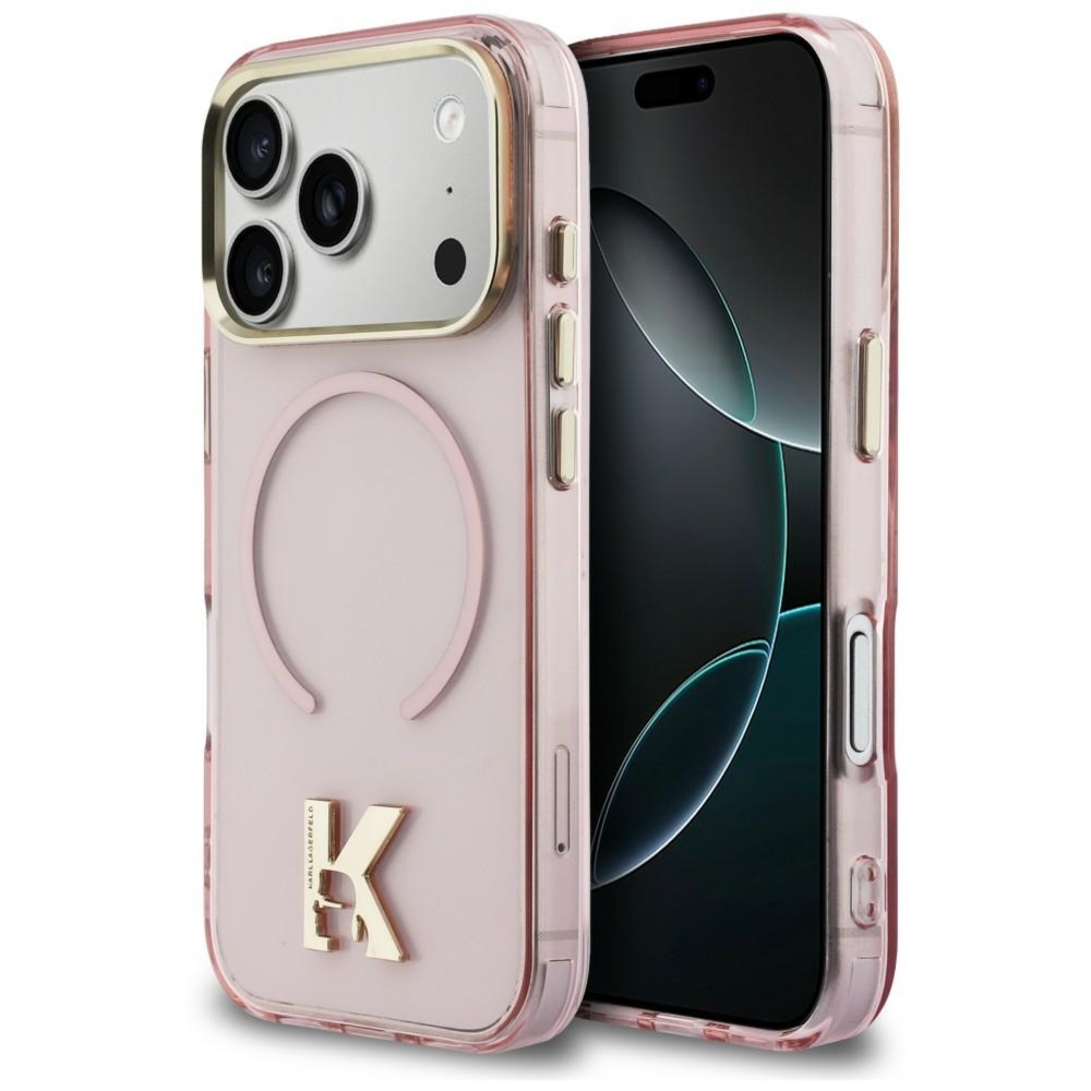 Etui Karl Lagerfeld IML K Head do iPhone 18 Pro Max / 17 Pro Max do MagSafe, różowe