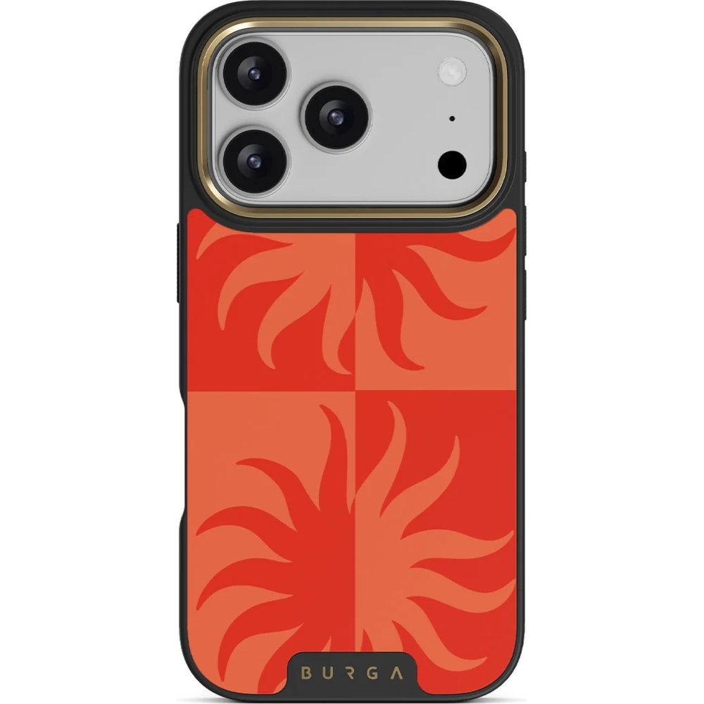 Etui Burga Elite Dark MagSafe do iPhone 17 Pro, Sunkissed Gold