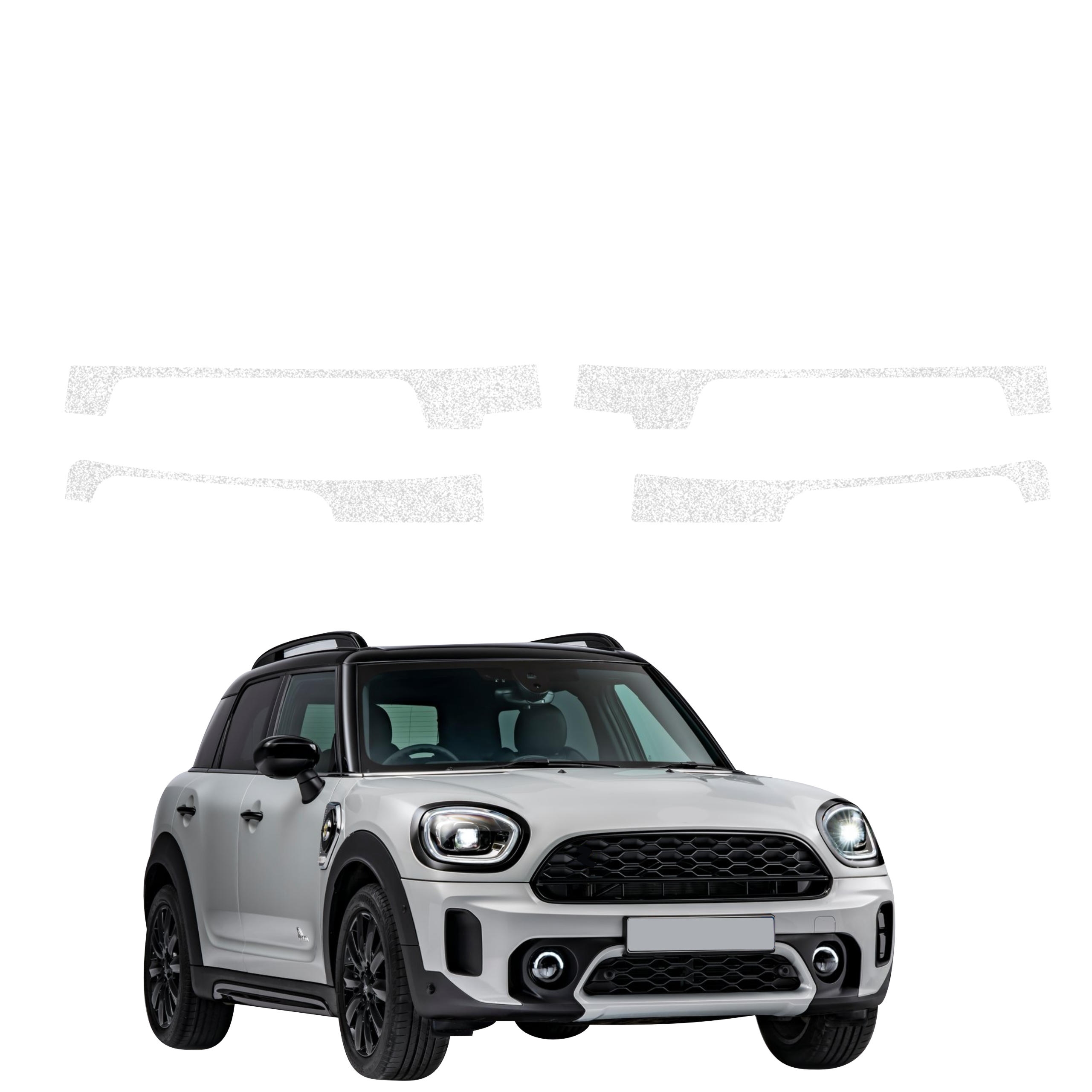 4w1 Biała powłoka techniczna Grizz Protector na progi Mini Countryman (2023-2026)