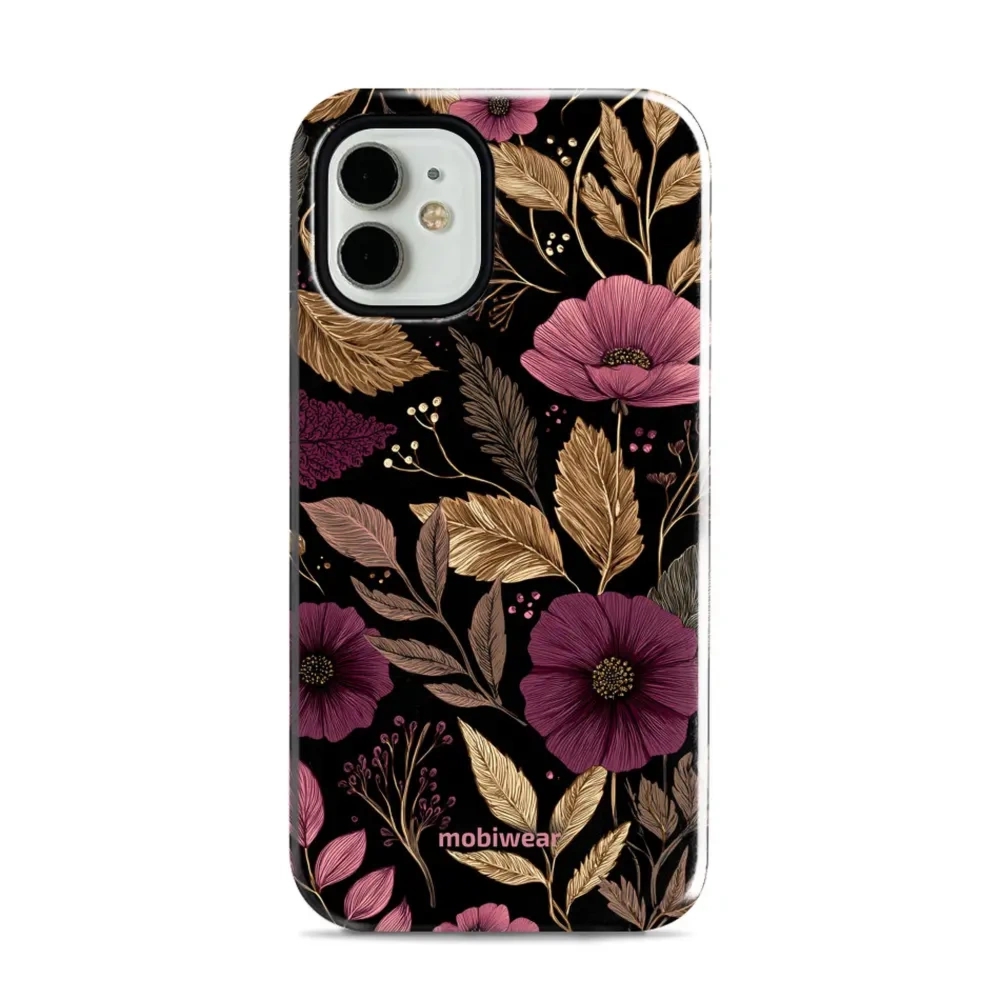 Etui ochronne do iPhone 12 Mini, Mobiwear Elite Pro, jesień glamour