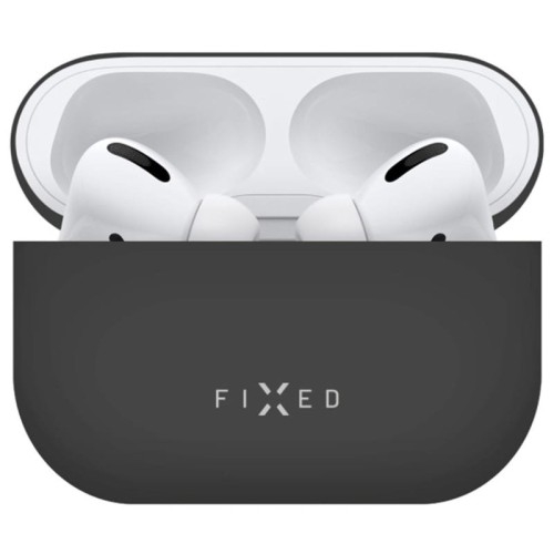 Image of Etui Fixed Silky do Apple AirPods Pro 2, czarne